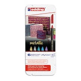 thumbnail of edding Fasermaler 1200 metallic color pen 4-1200-6 1-3mm 6 St./Pack
