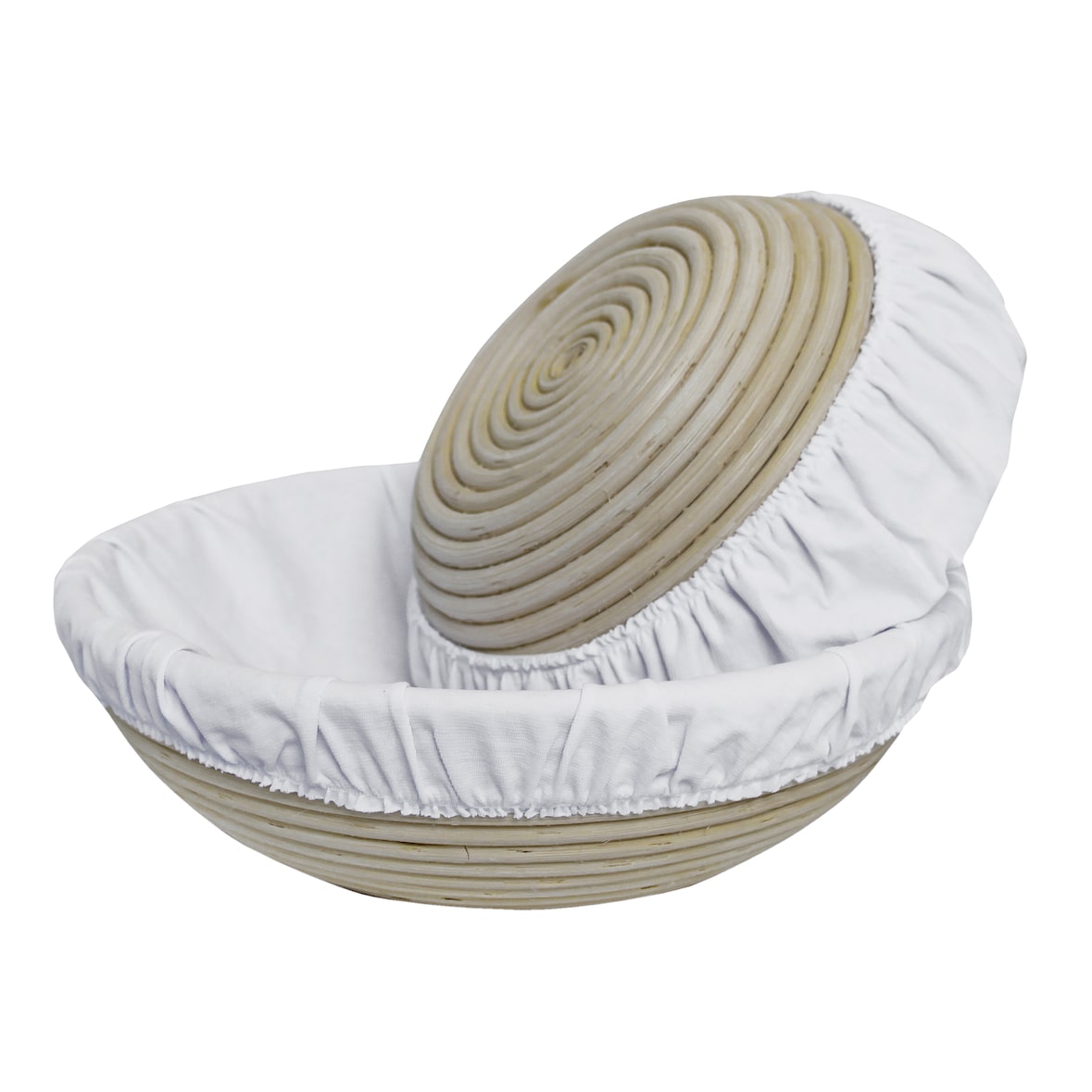 Schneider - Gärtücher für runde Gärkörbe 25 cm, Material: 95 % Baumwolle, 5 % Elastomer