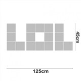 thumbnail of LED Decorativo Palavra LOL 48W 3200lm 4000K 45x125cm 7hSevenOn Deco