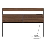 thumbnail of vidaXL Kopfteil mit Regal Braune Eiche 120 cm Holzwerkstoff