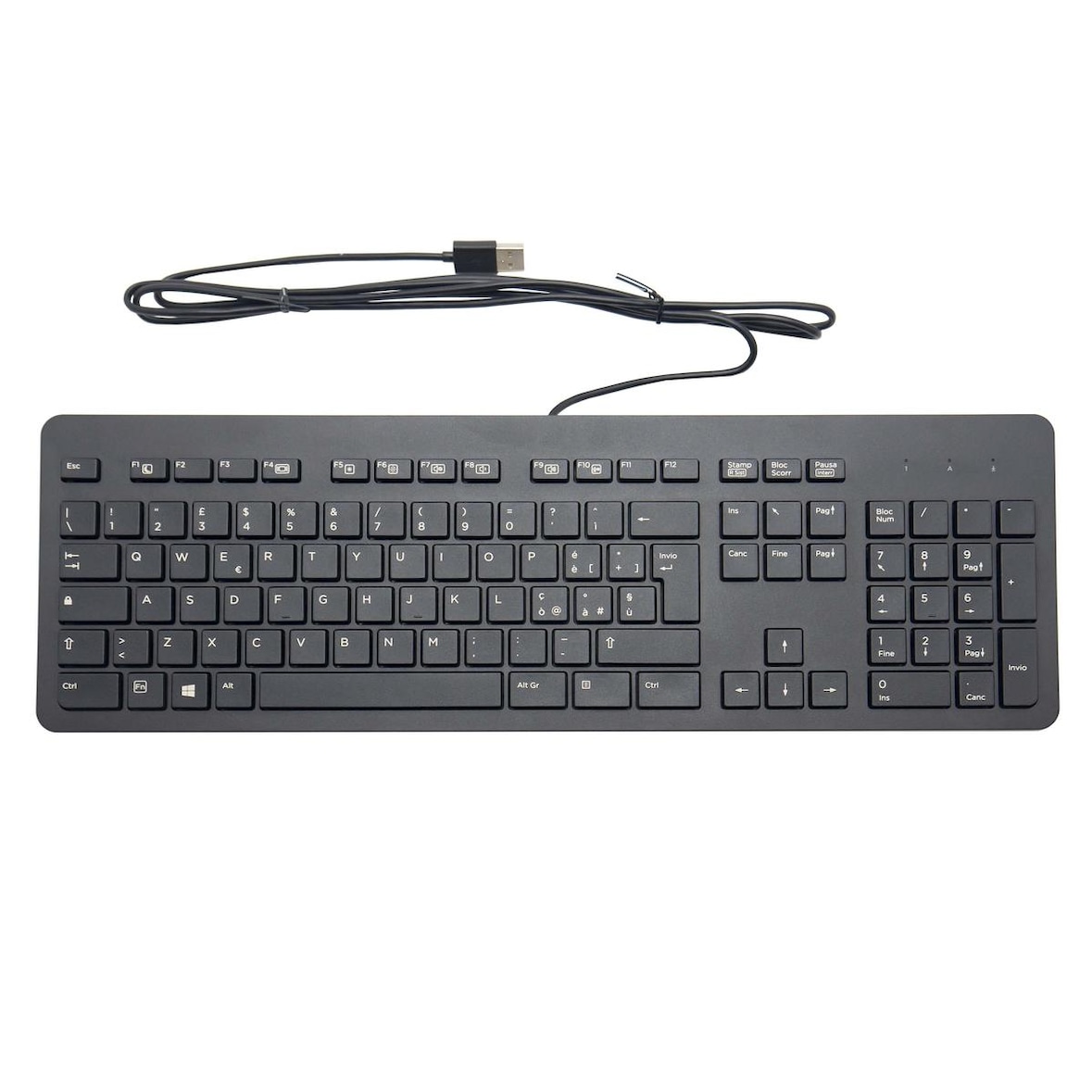 Hp Tastiera Usb Cablata Slim Business Layout Italiano Qwerty Ita It Ku-1469