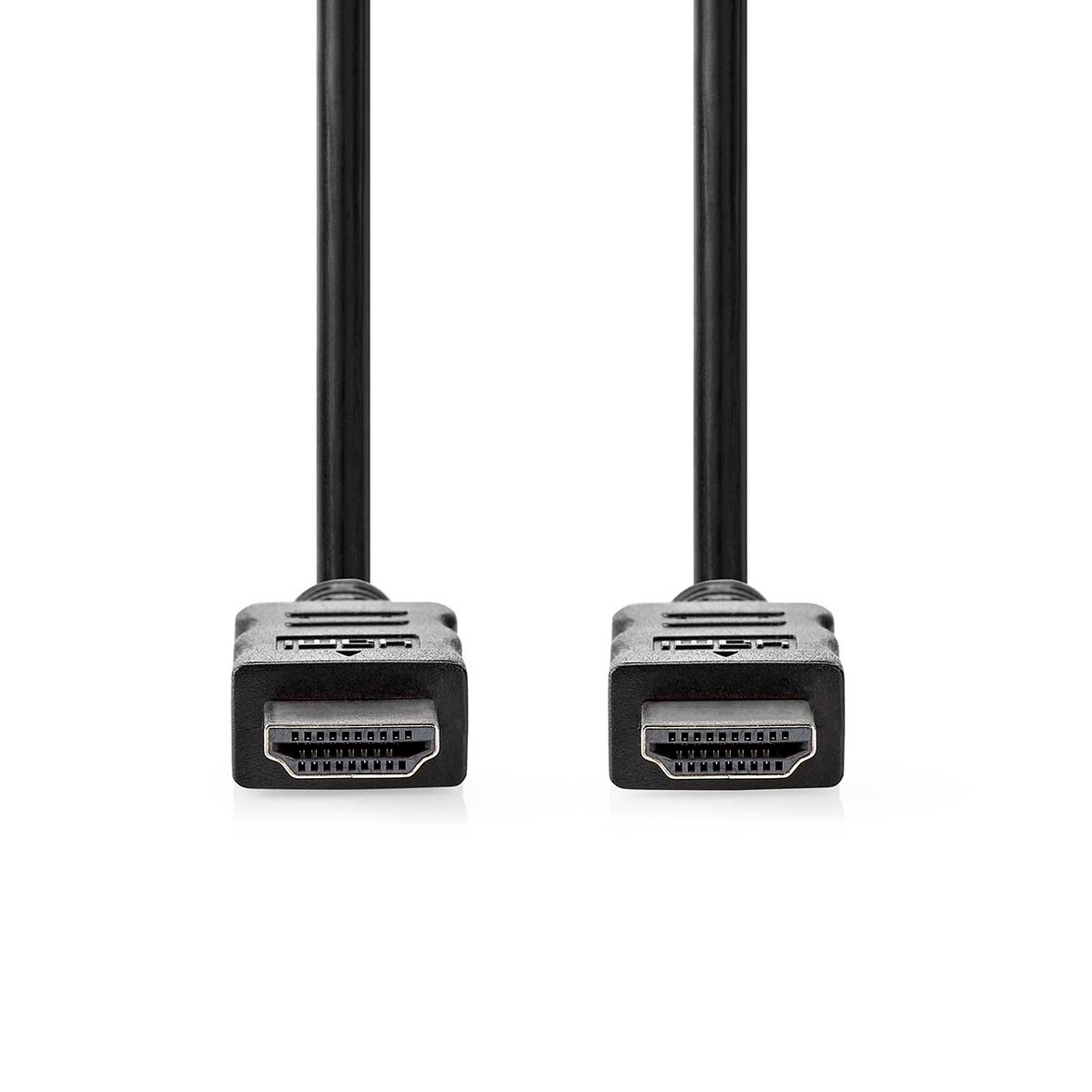 Nedis High Speed ​​HDMI  Kabel mit Ethernet - HDMI Stecker - HDMI Stecker - 4K@30Hz - ARC - 10.2 Gbps - 15.0 m - Rund - PVC - Schwarz - Label