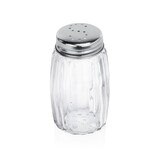thumbnail of Salière Ø 3,5 cm H 7 cm inox verre bouchon chromé - Was Germany