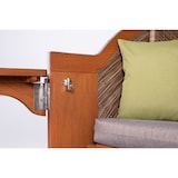 thumbnail of Strandkorb deVries PURE® Comfort XL - PE griseum - Dessin 490 - inkl. Schutzhülle
