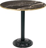 thumbnail of RestooTab - Tisch Versailles Ø70cm Dekor marmor royal kanten messingfarben