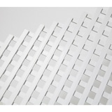 thumbnail of Lattice de PVC DeCory Quadra 18mm 1x2m White
