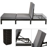 thumbnail of Helloshop26 - Bain de soleil transat meuble jardin 5 positions noir 2208066