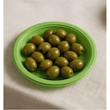 thumbnail of MONOUSO - Prato Plástico PS Reutilizável Raso Verde Lima Ø165mm (25 Uds)