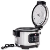 thumbnail of Beeketal Gastro Reis Kocher Garer Reiskocher Reiswärmer Reiskochtopf Kochen Porridge Multikocher Schnellkochtopf Warmhaltefunktion BRK-5