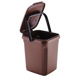 thumbnail of Caixote do lixo orgânico com filtro de carvão ativo. Capacidade 10 litros. Cor marron. DENOX.