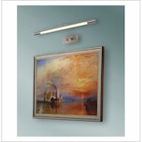 thumbnail of Aplique LED 8W, luz quente 3000K, níquel fosco, tradicional e elegante, totalmente articulado para quadros e espelhos.