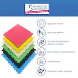 thumbnail of Arquiservi - Esterilla Tatami Puzzle 1x1x20mm Rojo-Azul (Lote 12Uds)  Antideslizante, yoga, pilates.