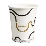 thumbnail of VEPATIM 100 Kaffeebecher CoffeeToGo Pappbecher GOURMET WHITE Fresh Coffee 200ml