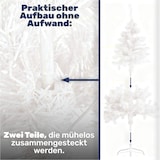 thumbnail of Weißer Weihnachtsbaum 120 cm künstlicher Tannenbaum 300 Zweigen