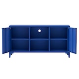 thumbnail of Moderne buffetkast met 2 deuren L120 cm van donkerblauw metaal