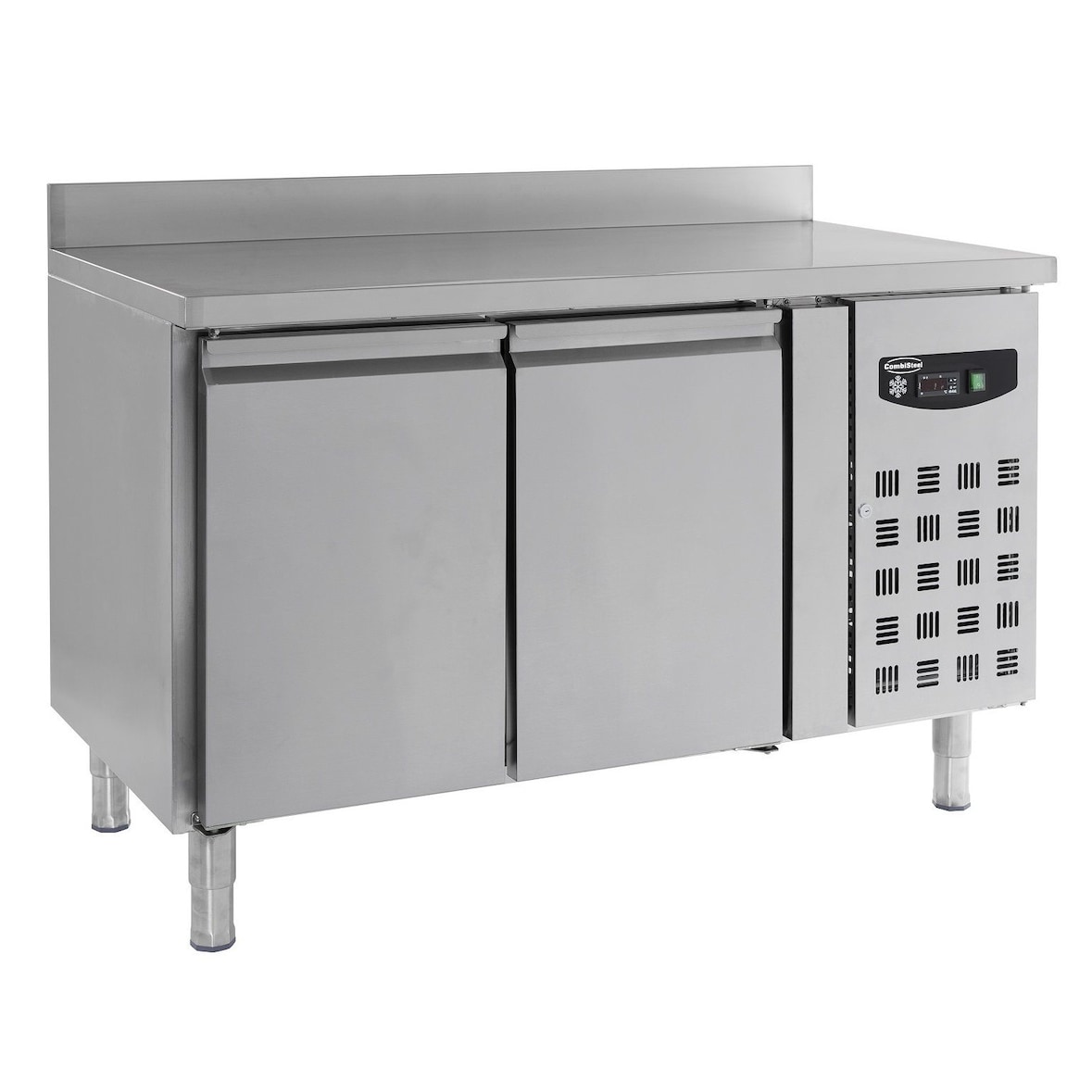 Koelwerkbank | 282L | 2 Deuren (1/1 GN) | +2°C/+8°C | Geforceerd | Achteropstand | 0.34kW | 1360x700x850/950(h)mm