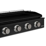 thumbnail of H.Koenig PLX1042 - Plancha 4 brûleurs U noire fonte émaillée