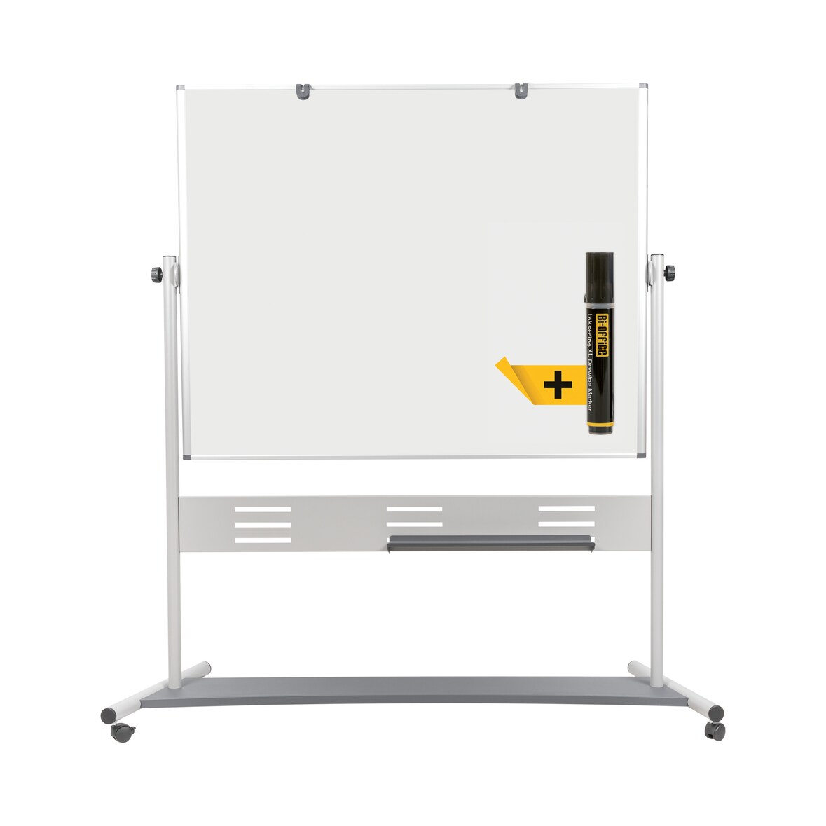 Bi-Office Evolution Drehbares Whiteboard - 150x120cm, Emailliertes Oberfläche
