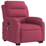 thumbnail of vidaXL Massagesessel mit Aufstehhilfe Elektrisch Weinrot Samt