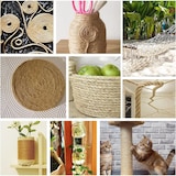 thumbnail of Cuerda de Yute 30m, 4 Capas Cuerda de Sisal Fibra 100% Natural, Artesanía, Decoración (30m - 6mm)