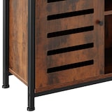 thumbnail of tectake Aparador Warrington 100x37x82cm  Madera Industrial Oscura, Rústica