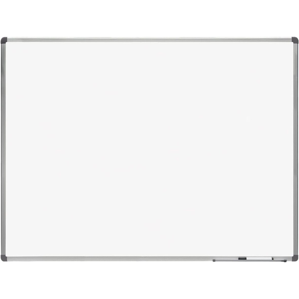 OFITURIA Pizarra Blanca Magnética Lacada Con Marco De Aluminio Resistente Fácil De Borrar En Seco, Medida 45x30 cm