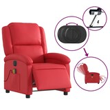 thumbnail of vidaXL Massagesessel Elektrisch Rot Kunstleder