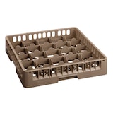 thumbnail of Glazenkorf kunststof bruin | 25 vakken | 500x500x142(h)mm