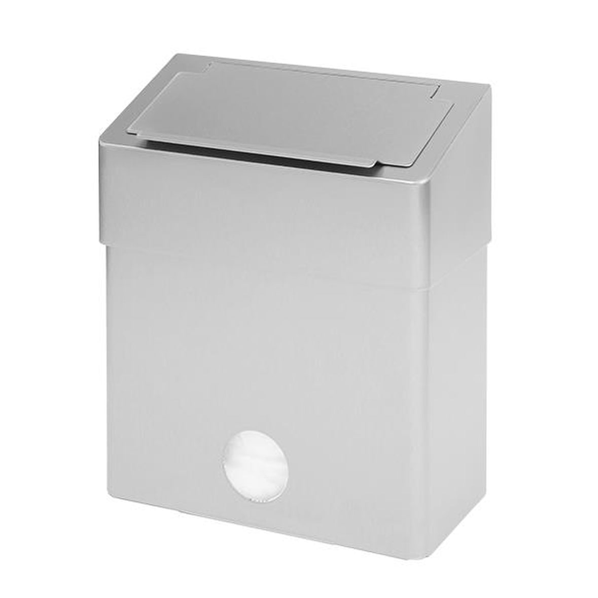 SanTRAL Hygiene-Abfallbehälter - 6 Liter - Edelstahl - geschlossen