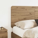 thumbnail of vidaXL Hoofdbord met hoofdeinde Artisan Eiken 135 cm Bewerkt hout
