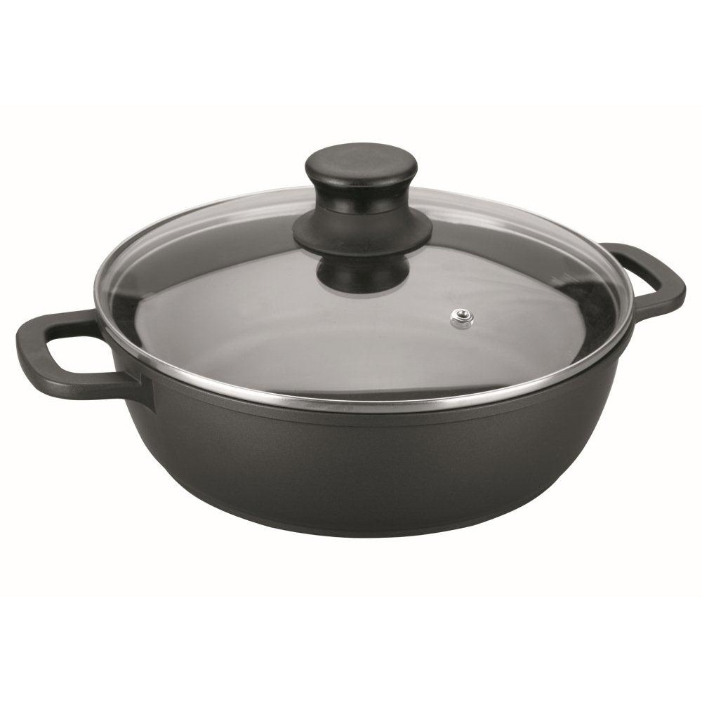 LACOR cacerola baja con tapa FORTE aluminio fundido 32 cm 5.2 L 25832
