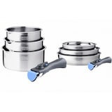thumbnail of Batterie de cuisine inox 8 pièces avec 2 manches amovibles  AM2687 usage non-intensif Arthur Martin