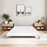 thumbnail of Sommier tapissier  2 places  Epaisseur 13 cm  Blanc (pieds non inclus)  140x200 cm CAPUCINE BELLECOUR