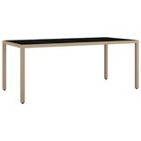 thumbnail of vidaXL 7-tlg. Garten-Essgruppe mit Kissen Beige Poly Rattan