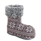 thumbnail of Weihnachtsstiefel Nikolausstiefel Nikolausstrumpf Weihnachtsstrumpf Socke Deko grau