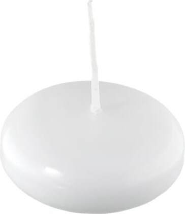 Schwimmkerzen Weiß 32 x Ø 80 mm, 8 Stück