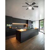 thumbnail of Deckenventilator Ugo 76 cm Buche / Graphit mit Licht 76