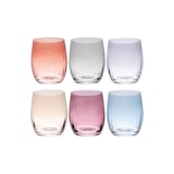 thumbnail of Coffret de 6 gobelets Lumen 30 cl -  30.00 cl Multicolore Rond Verre Cristallin Table Passion 18.00x27.00 cm