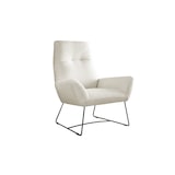 thumbnail of Sillón KAWOLA BISA Cord crema blanco