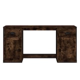 thumbnail of Bureau avec armoire chêne fumé bois d'ingénierie Modèle Atlas Office Pro Max