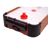 thumbnail of Mini Air Hockey HWC-J10, juego de mesa de hockey de aire con accesorios, madera 56x30x10cm
