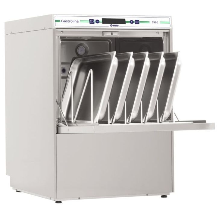 KBS Geschirrspülmaschine 60 Körbe pro Stunde 600x700x850mm Spülmitteldosiergerät