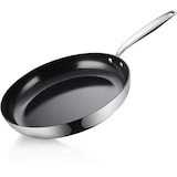 thumbnail of BE living Koekenpan RVS - Ø 28 cm - Keramisch - Inductie - PFAS Vrij Anti Aanbak - Bakpan - Essential Series