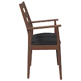 thumbnail of vidaXL Esszimmerstühle mit Kissen 2 Stk. Braun Massivholz Gummibaum