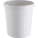 thumbnail of Corbeille à papier en plastique, ronde, 30 litres, gris lumière