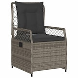 thumbnail of vidaXL 5-tlg. Garten-Essgruppe mit Kissen Grau Poly Rattan