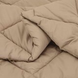 thumbnail of vidaXL Sommerdecke Taupe 220 x 240 cm Mikrofaser