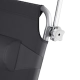 thumbnail of tectake Conjunto de 2 tumbonas Chloé con 4 posiciones y almohada para la cabeza - Negro