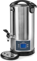 GastroHero Glühweintopf / Einkochtopf ECO – 23 Liter, 1800 W, Edelstahl, mit Zapfhahn, ideal für Glühwein, Punsch und Heißgetränke in der Gastronomie