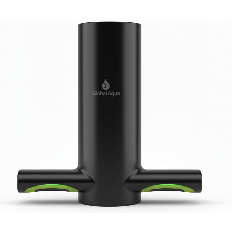Secador de Mãos Profissional Global-Aqua NovaStorm V5, Secagem Ultrarrápida 7s, Filtro Higiénico + UVC, Sensor ECO, Design Slim